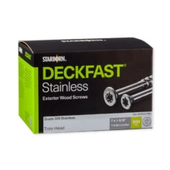 Starborn Industries Deckfast Stainless Steel Trim Head Screws - Tub Pack