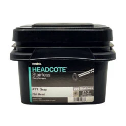 Starborn Industries Headcote Stainless Steel Flat Head Screws - Contractor Pack - 1050 Count