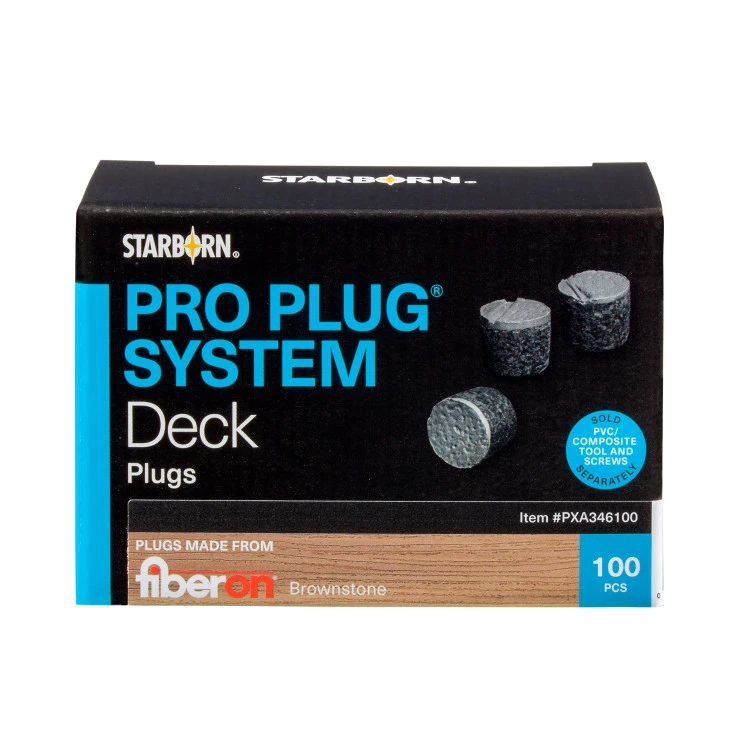 Starborn Industries Pro Plugs For Fiberon Decking - 100 Count 3 Starborn Industries Pro Plugs For Fiberon Decking - 100 Count