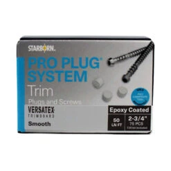 Starborn Industries Pro Plug System For Versatex Trim - 50 Linear Feet