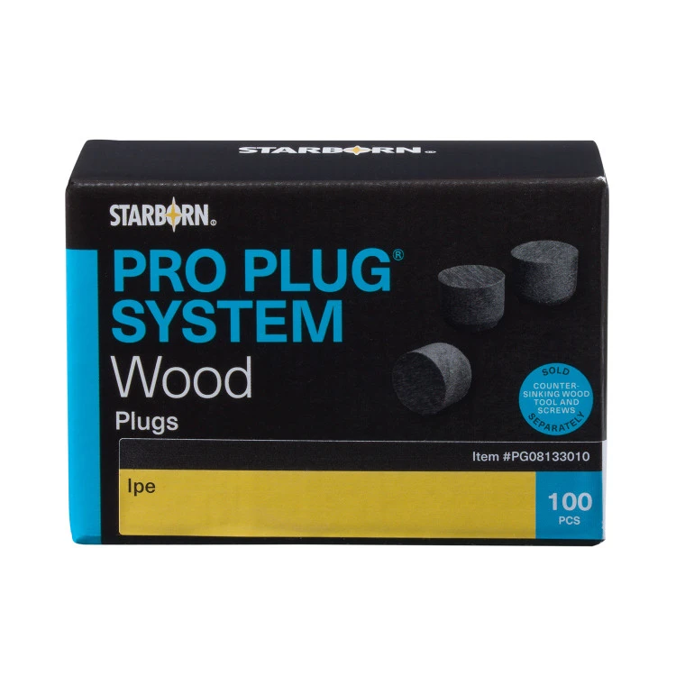 Starborn Industries Pro Plugs For Wood Decking - 100 Count 3 Starborn Industries Pro Plugs For Wood Decking - 100 Count