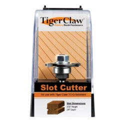 Tiger Claw TC-G Slot Cutter For Ungrooved 1" Or Thicker Decking