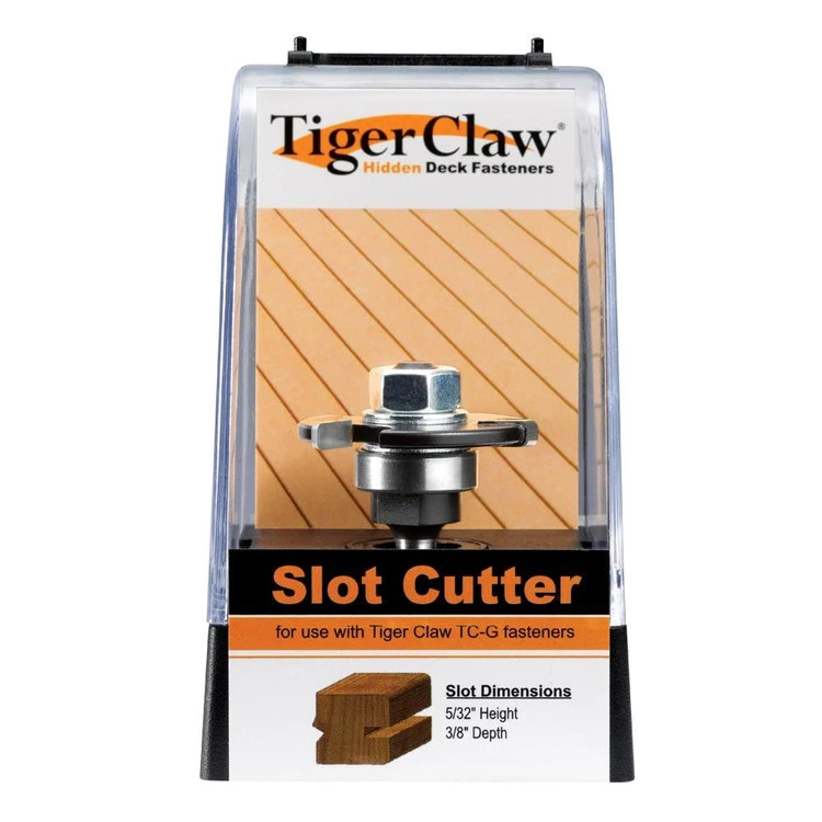 Tiger Claw TC-G Slot Cutter For Ungrooved 1" Or Thicker Decking 3 Tiger Claw TC-G Slot Cutter For Ungrooved 1" Or Thicker Decking