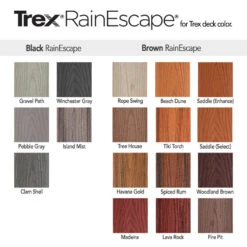 Trex RainEscape Downspout - Black 9 Trex RainEscape Downspout - Black -ANTONY SHOP Sales TRXSPOUTBL main 30