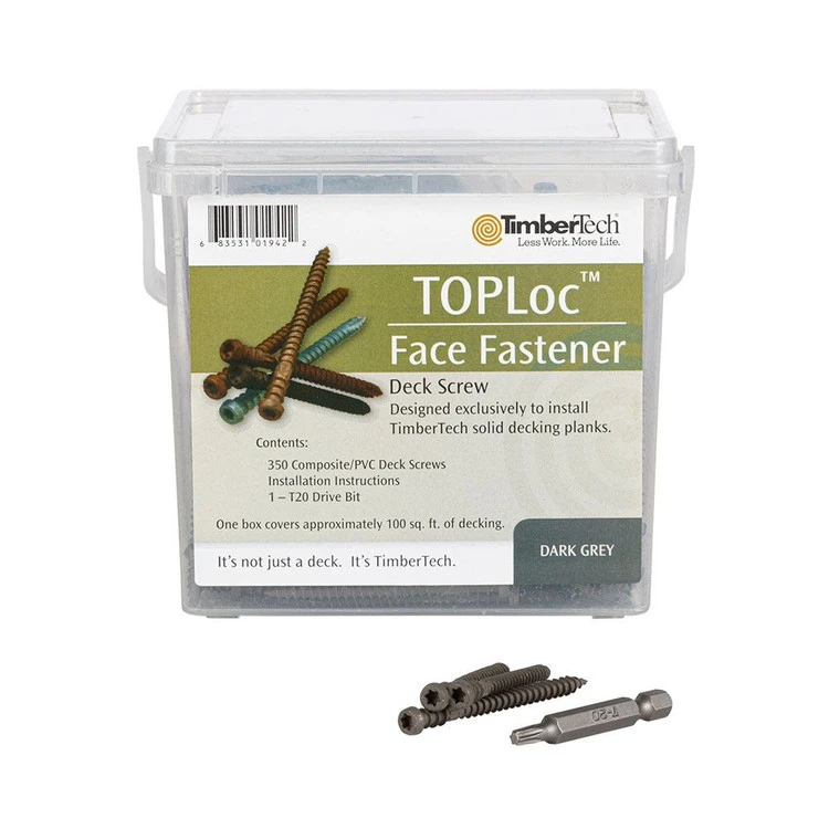 TimberTech TOPLoc Screws For PRO & EDGE Decking 3 TimberTech TOPLoc Screws For PRO & EDGE Decking